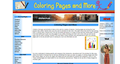 Desktop Screenshot of coloring-pages-and-more.com